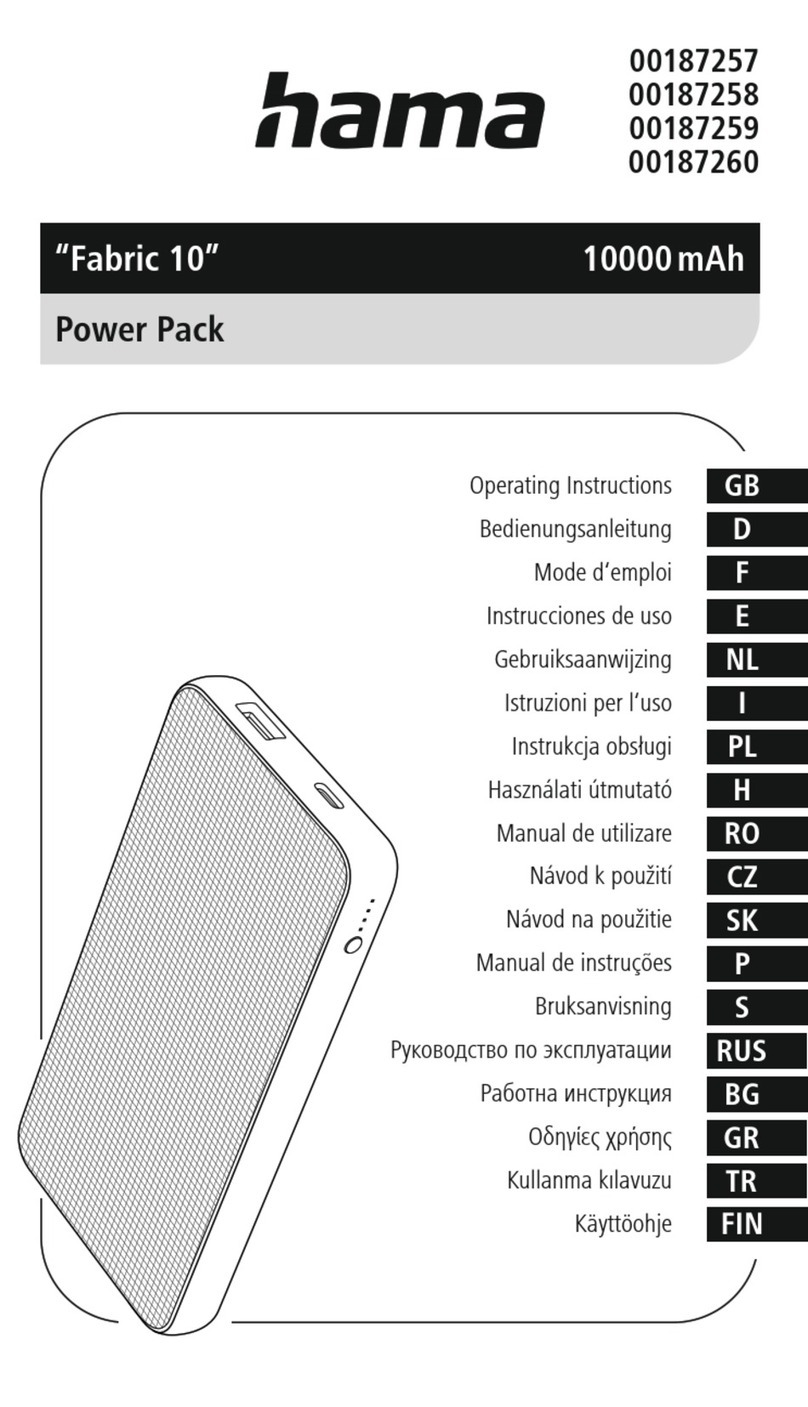 Hama Fabric 10 User manual