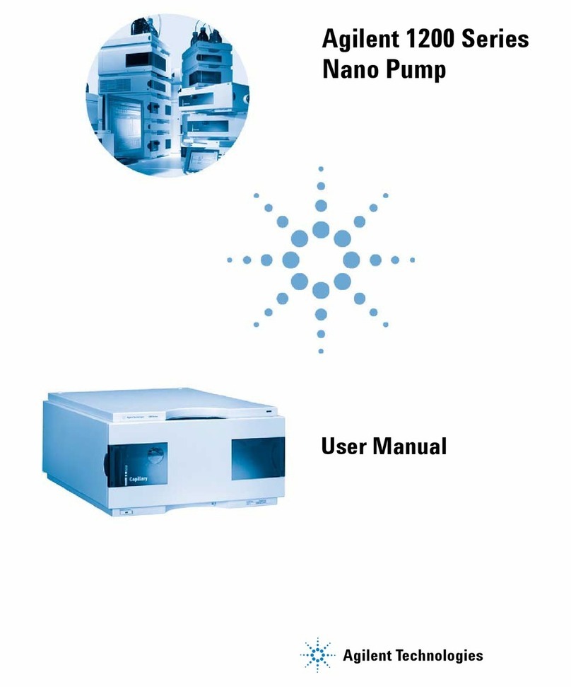 Agilent Technologies 1200 series User manual