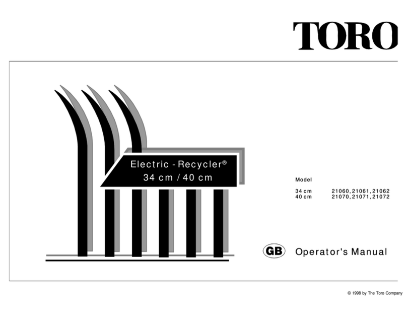 Toro Recycler 21060 User manual