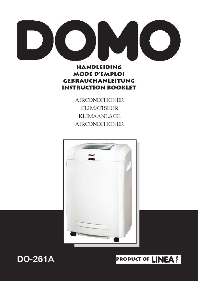 Linea 2000 DOMO DO-261A Instruction booklet