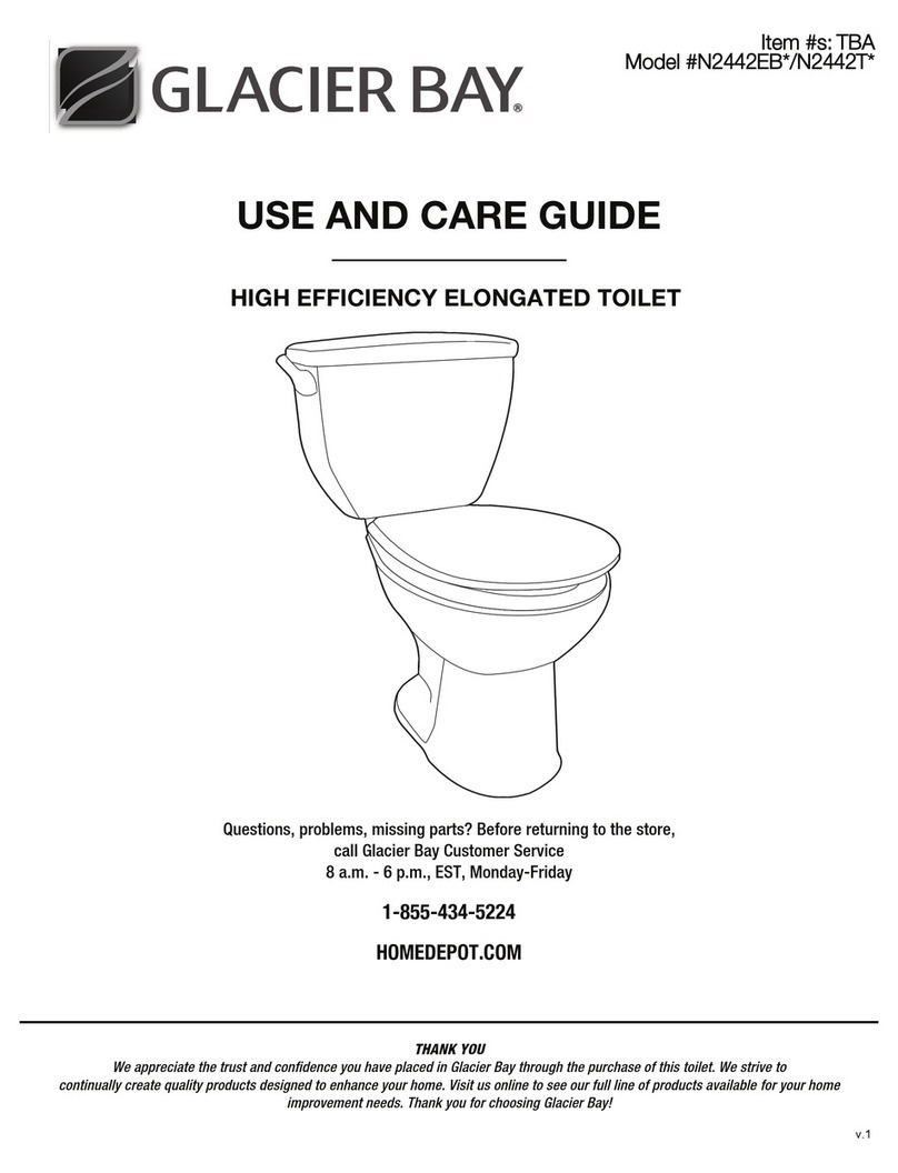 Glacier bay N2442EB Series Use and care guide