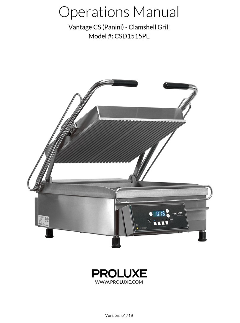 Proluxe Vantage CS CSD1515PEE User manual