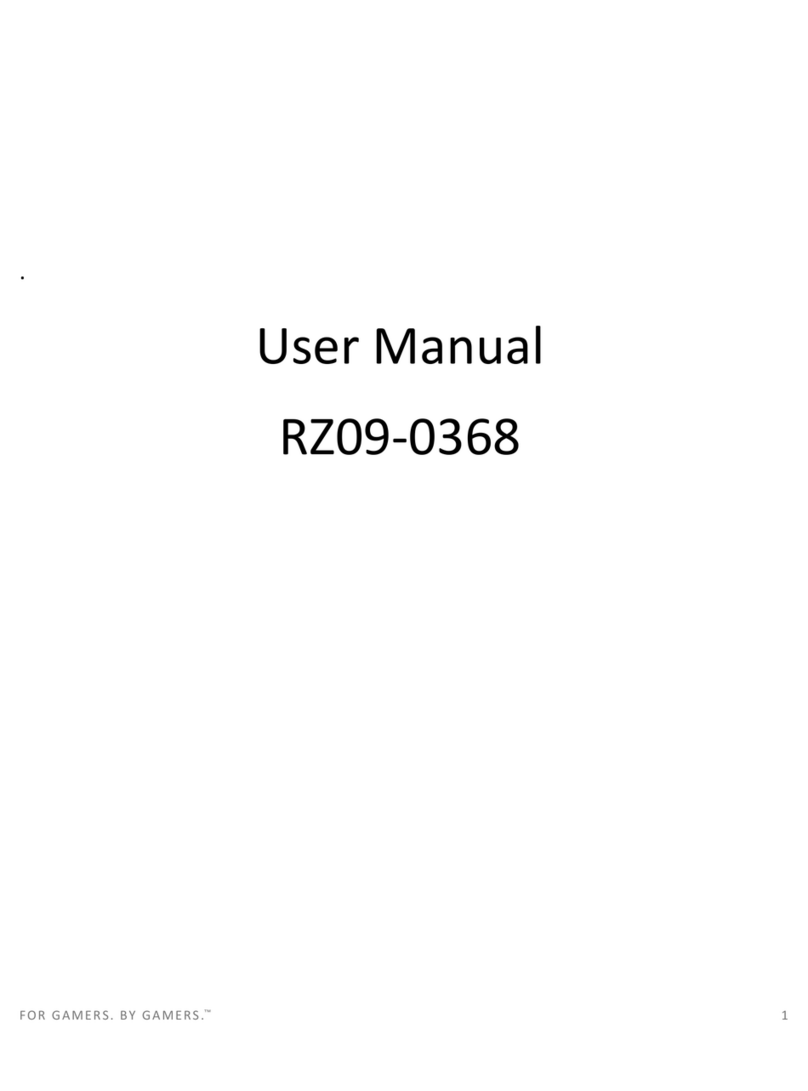 Razer RZ09-0368 User manual Razer RZ09-0368 User manual