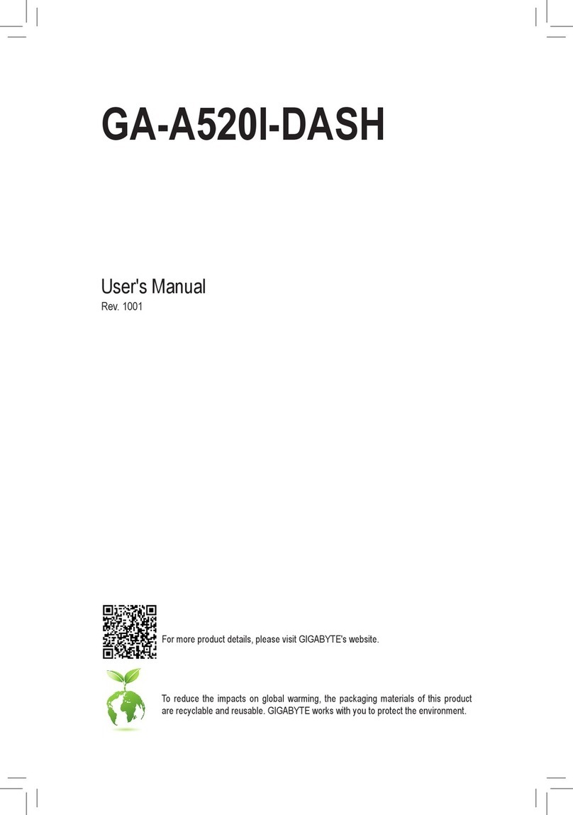 Gigabyte GA-A520I-DASH user manual