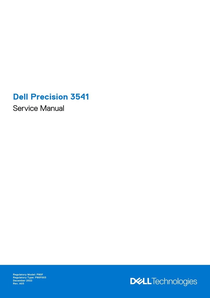 Dell P80F003 Service manual