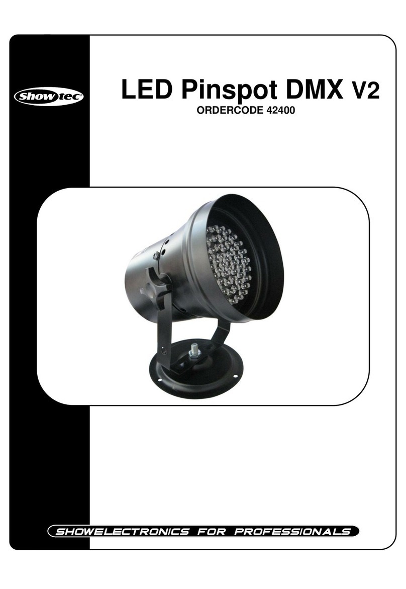 Show Tec LED Pinspot DMX V2 User manual