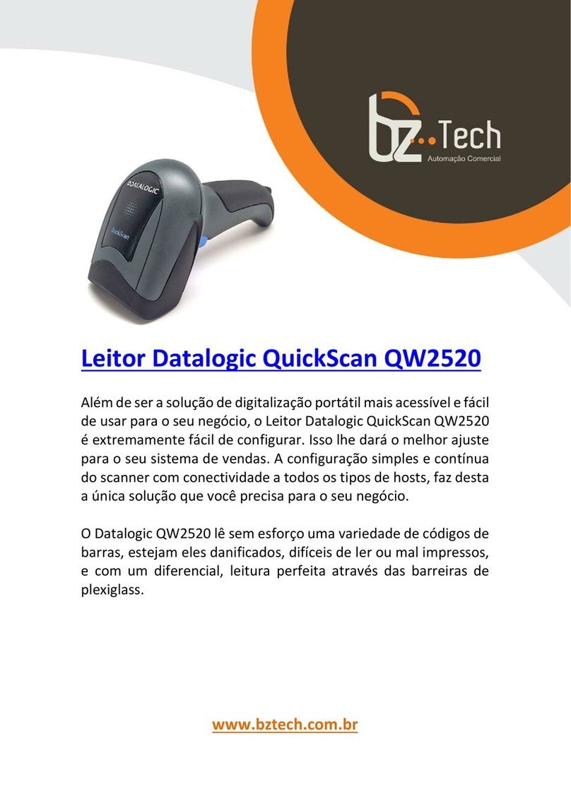Datalogic QW2520 Quick reference guide