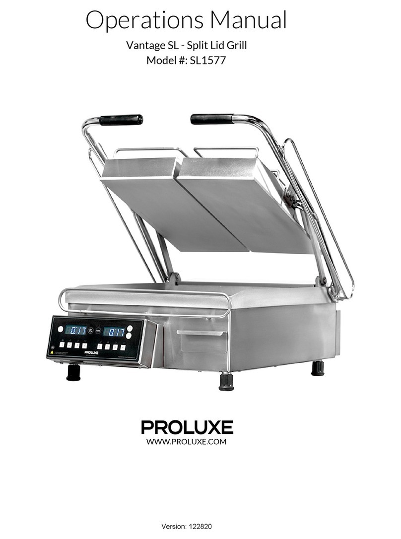 Proluxe Vantage SL SL1577 Operation manual