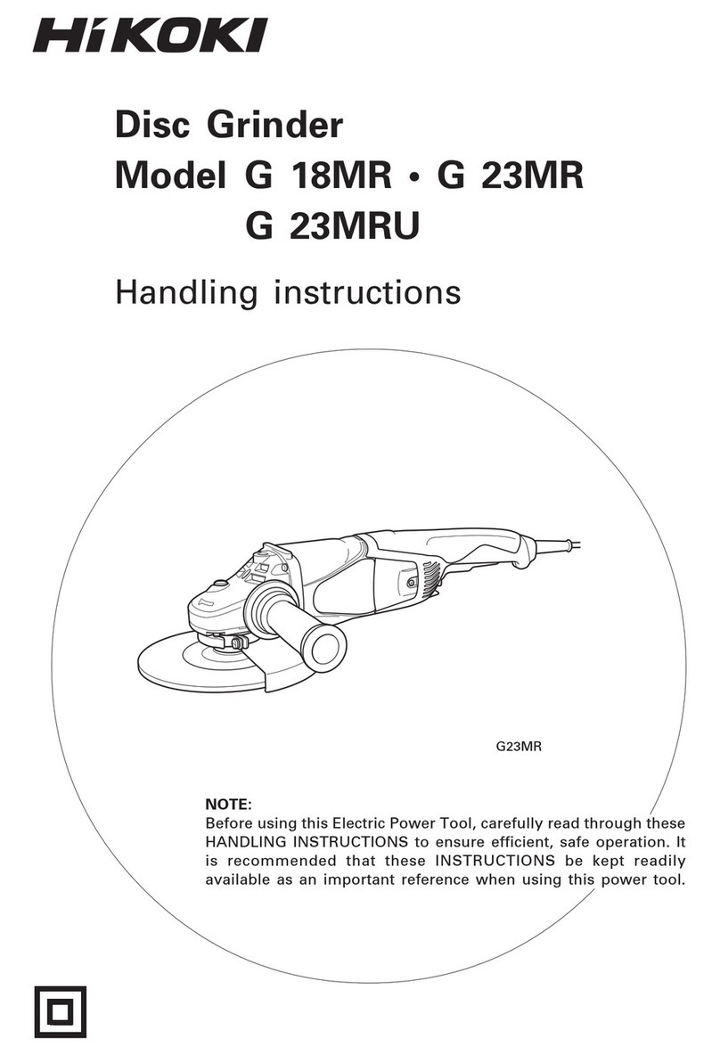 HIKOKI G18MR Handling instructions