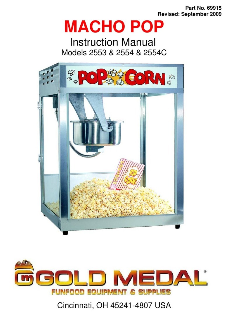 Goldmedal MACHO POP 2554C User manual Goldmedal MACHO POP 2554C User manual