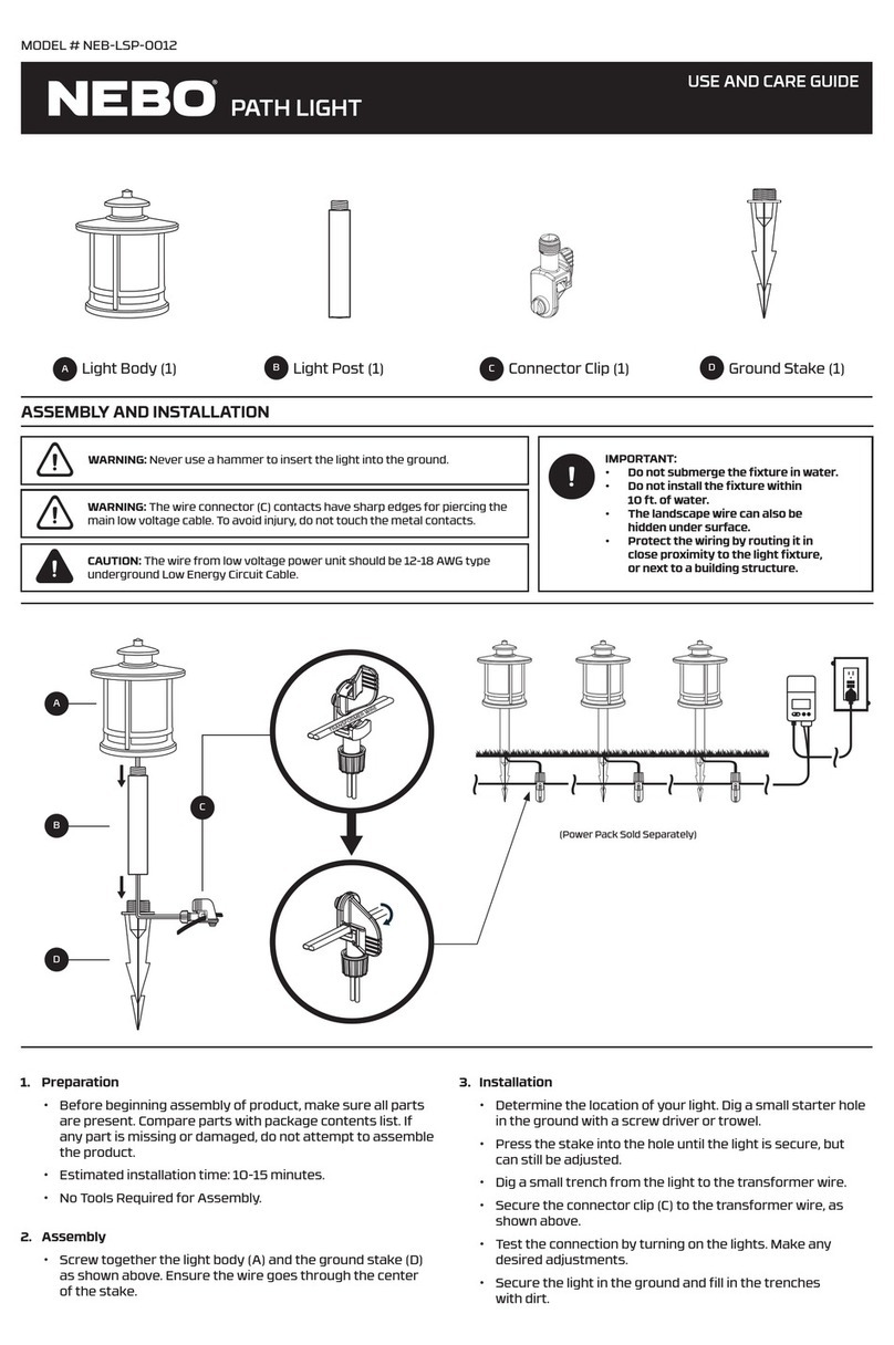 NEBO NEB-LSP-0012 User manual