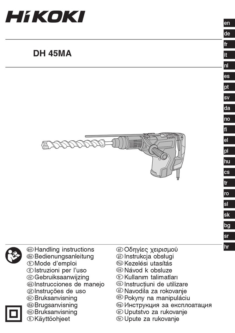 HIKOKI DH45MAWSZ User manual HIKOKI DH45MAWSZ User manual