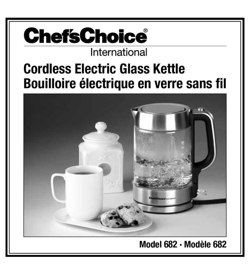 Chef's Choice 682 quick start guide