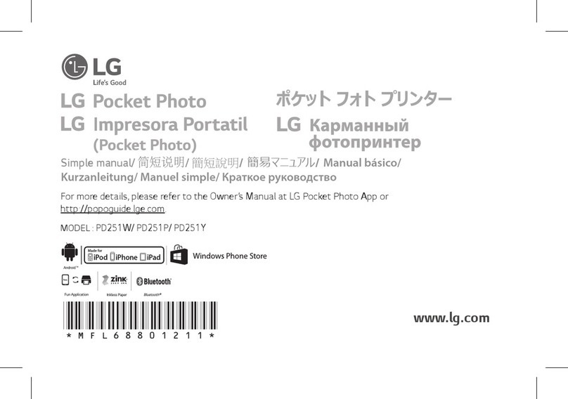 LG PD251P User manual