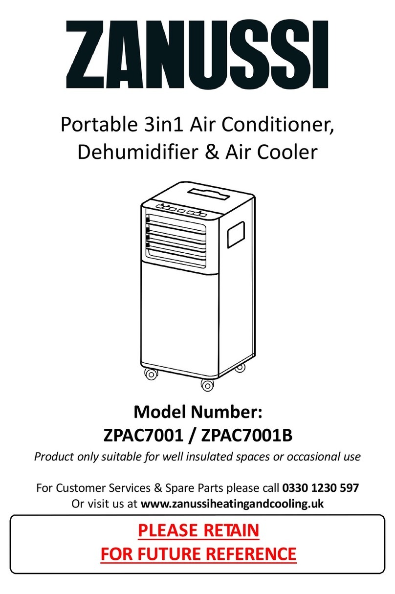 Zanussi ZPAC7001 User manual