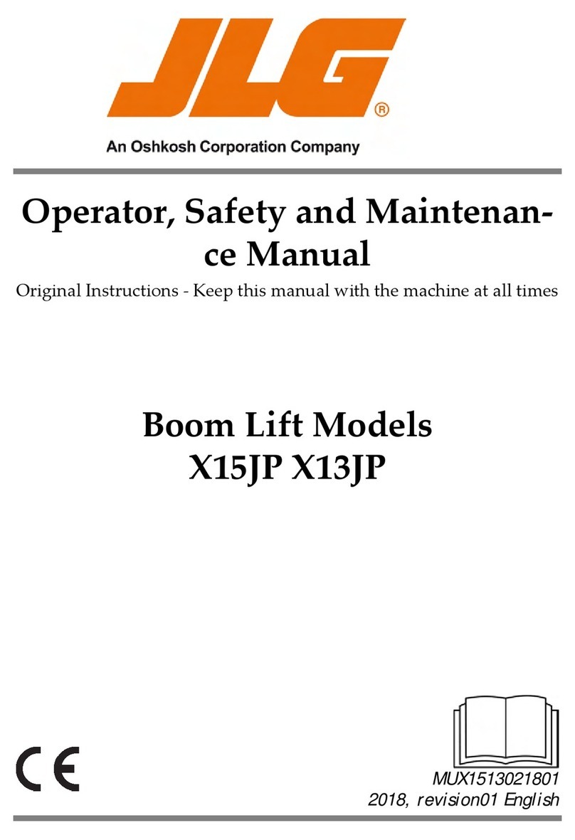 Oshkosh JLG X15JP User manual
