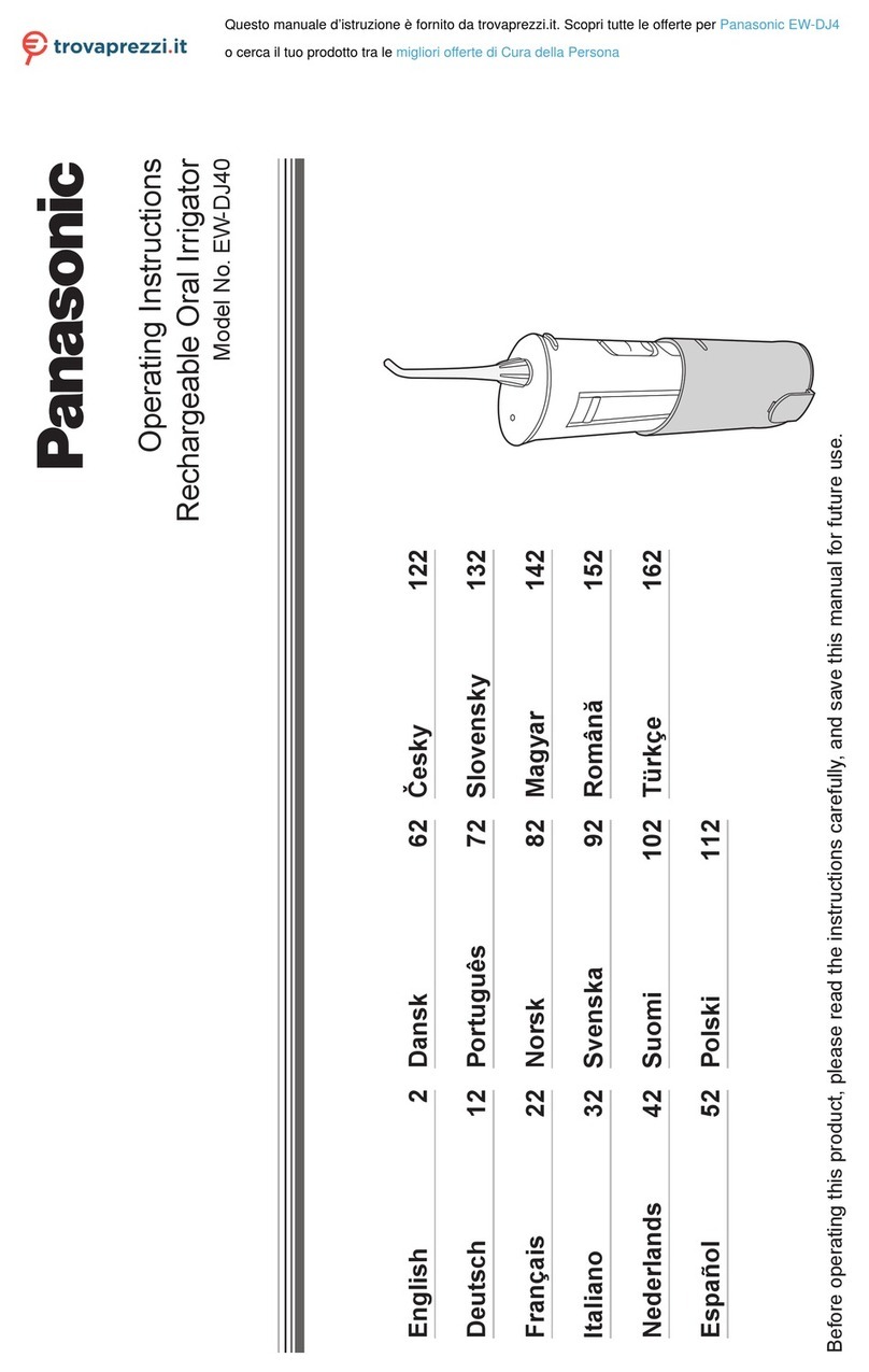 Panasonic EW-DJ4 operating instructions