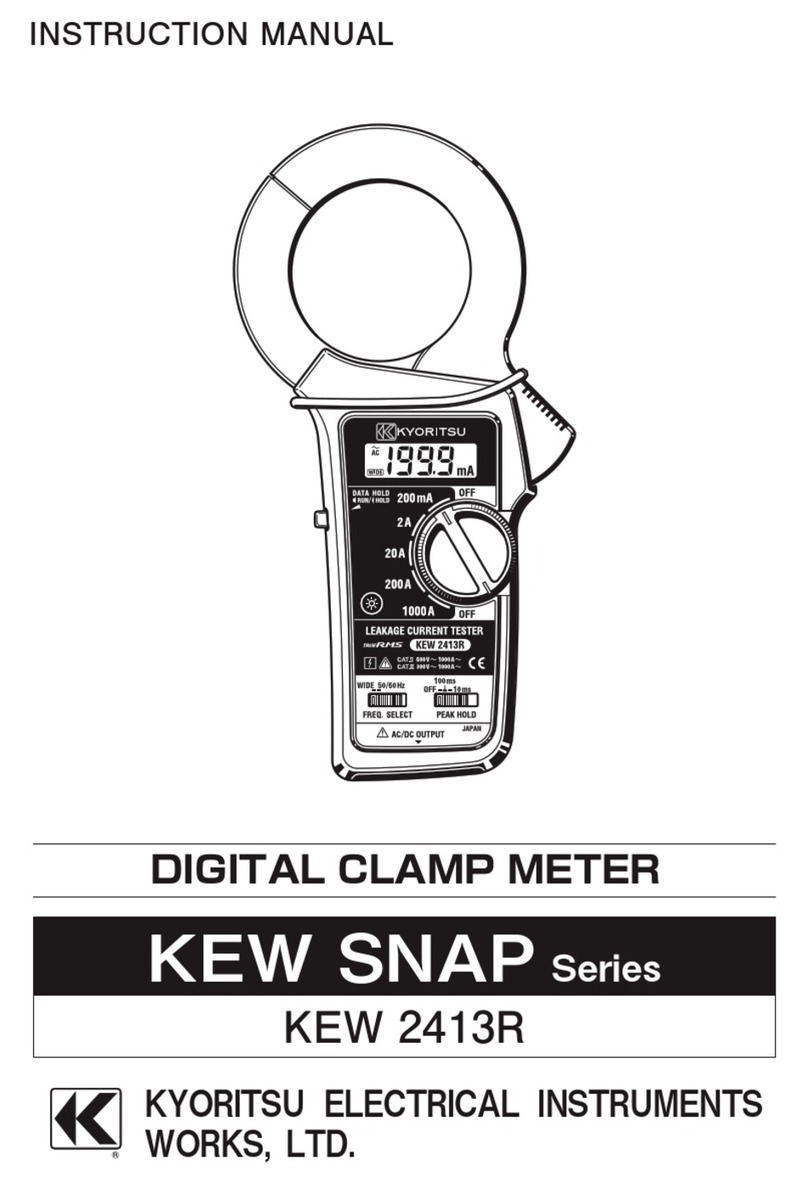 KYORITSU KEW 2413R User manual