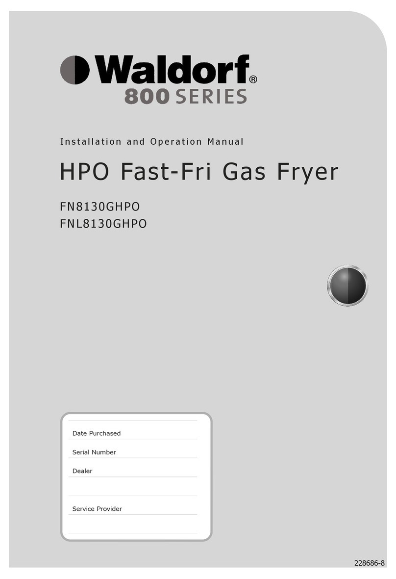 Waldorf FN8130GHPO Installation and operation manual