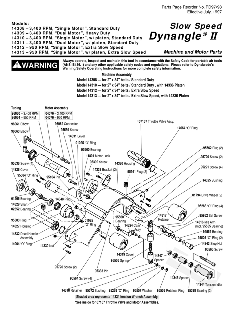 Dynabrade Dynangle II 14308 Assembly instructions