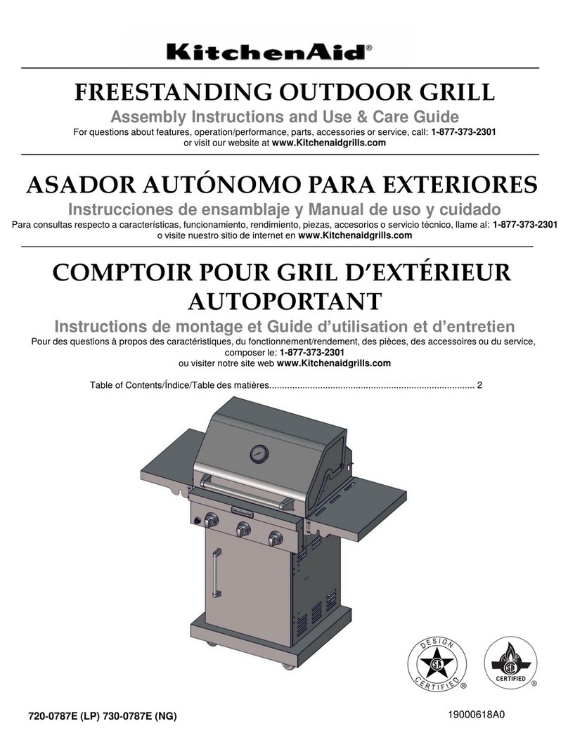KitchenAid 720-0787E Assembly instructions and use and care manual