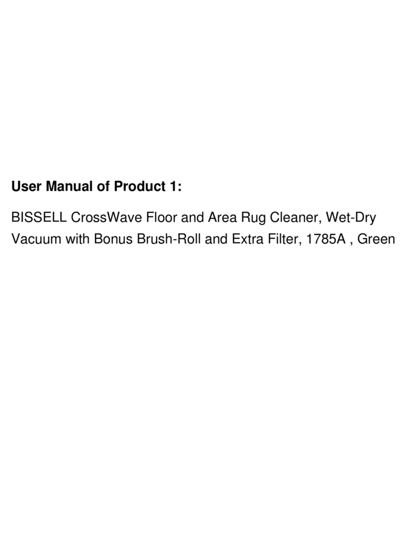 Bissell CROSSWAVE 1785A User manual