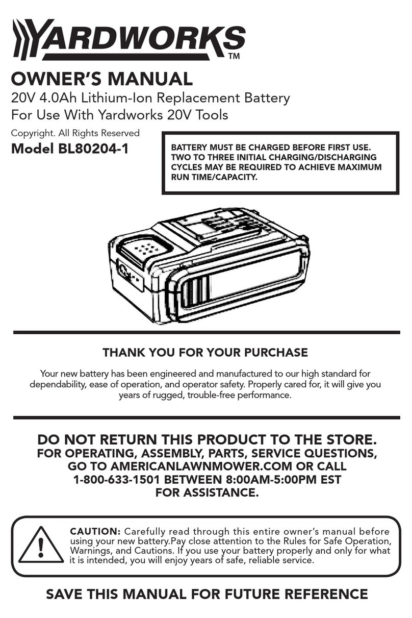 Yard Works BL80204-1 owner's manual