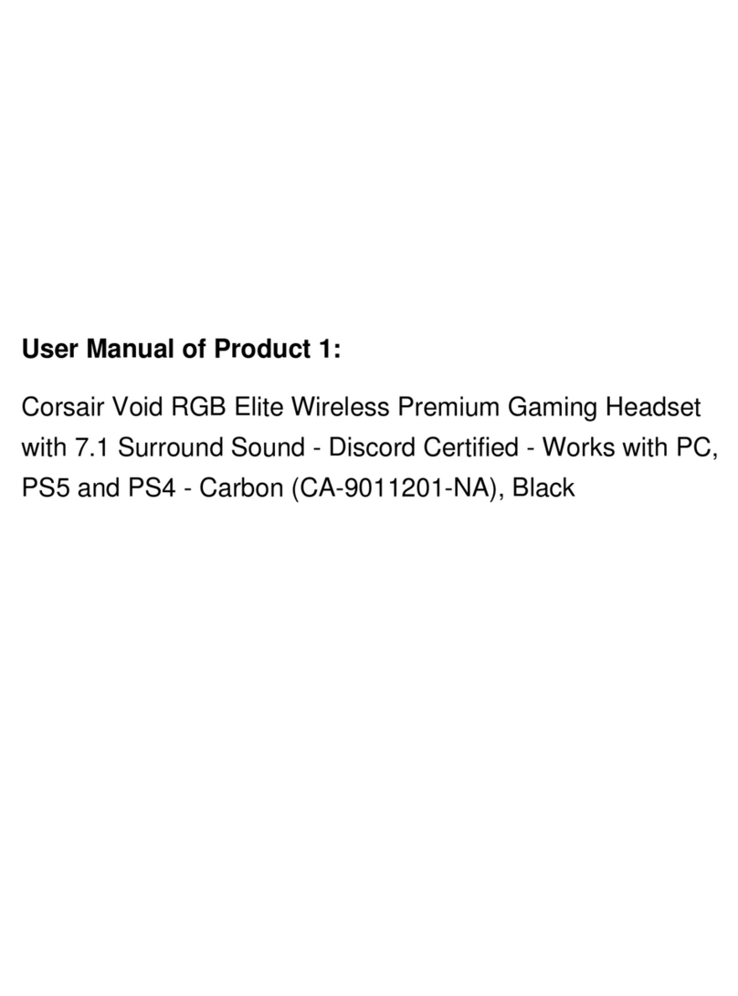 Corsair CA-9011201-NA manual