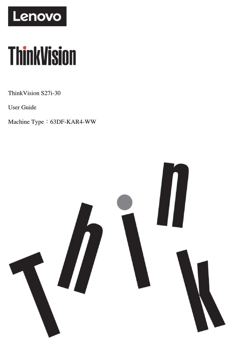 Lenovo ThinkVision S27i-30 User manual