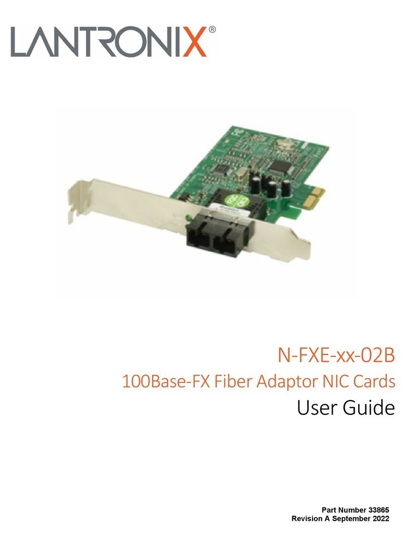 Lantronix N-FXE 02B Series user guide