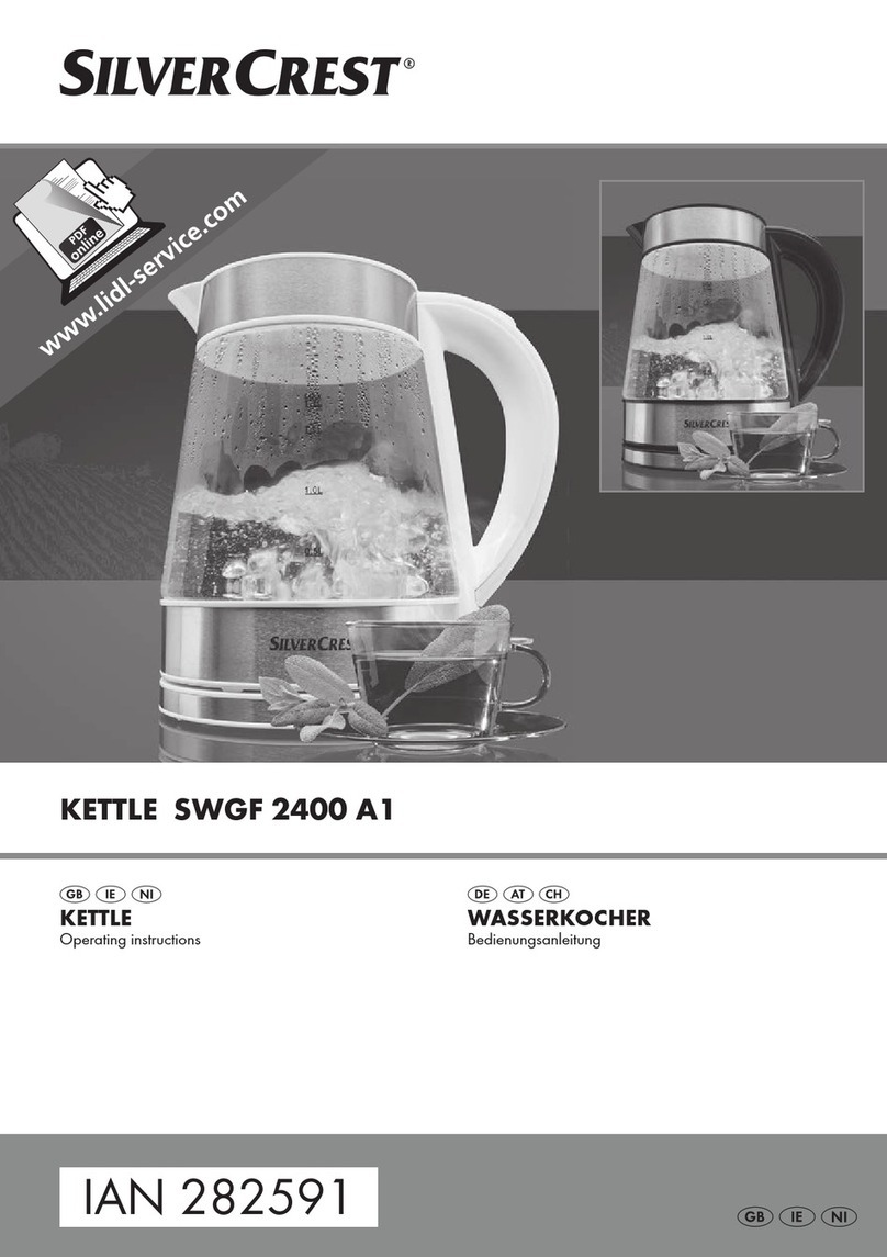 Silvercrest SWGF 2400 A1 User manual Silvercrest SWGF 2400 A1 User manual
