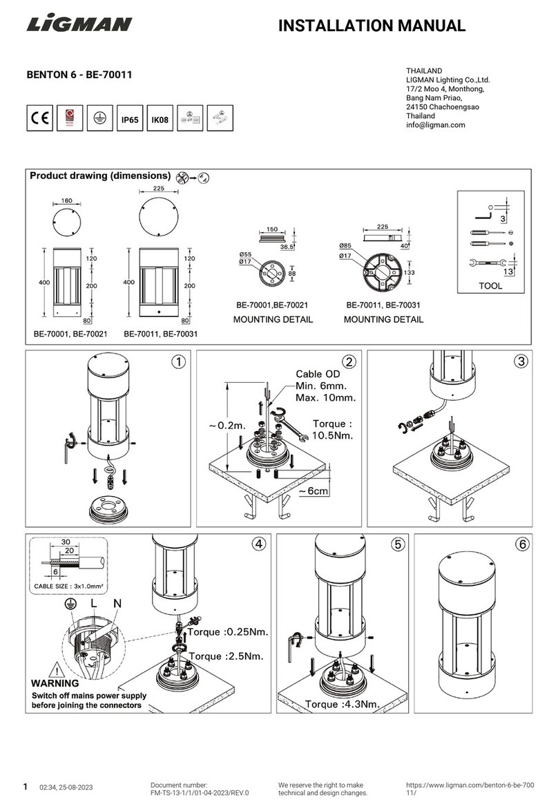 LIGMAN BENTON 6 User manual