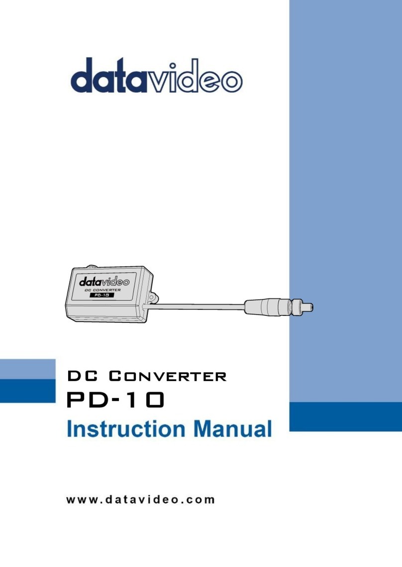 Data Video PD-10 instruction manual