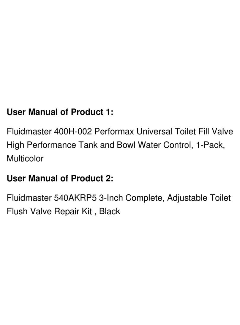Fluidmaster PerforMAX 400H-002 Quick install guide