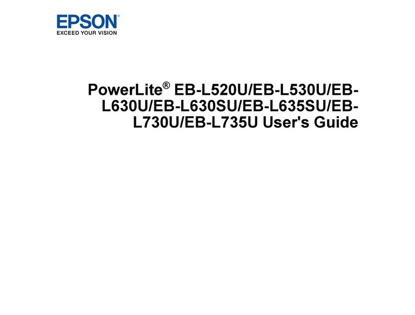Epson EB-L630U User manual