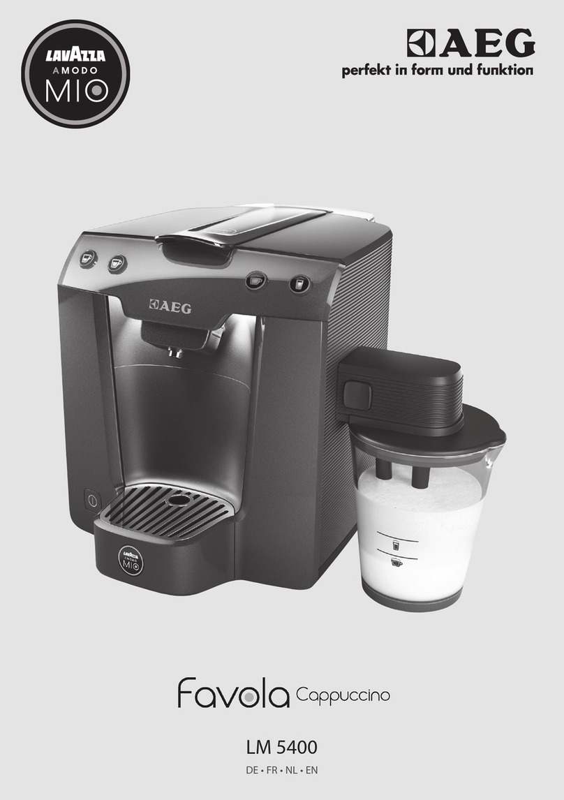 AEG Favola Cappuccino User manual
