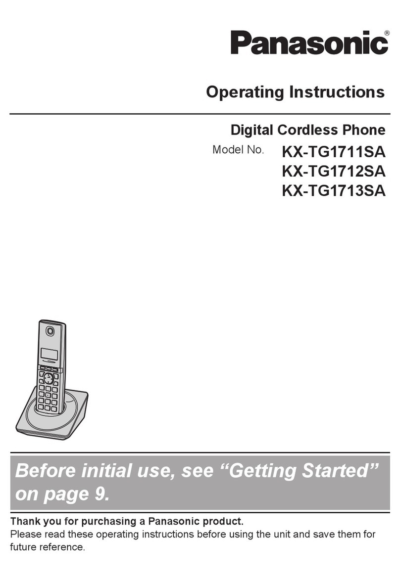 Panasonic KX-TG1711SA User manual