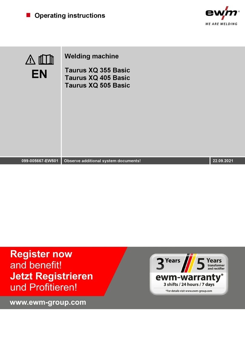 EWM Taurus XQ 355 Basic User manual