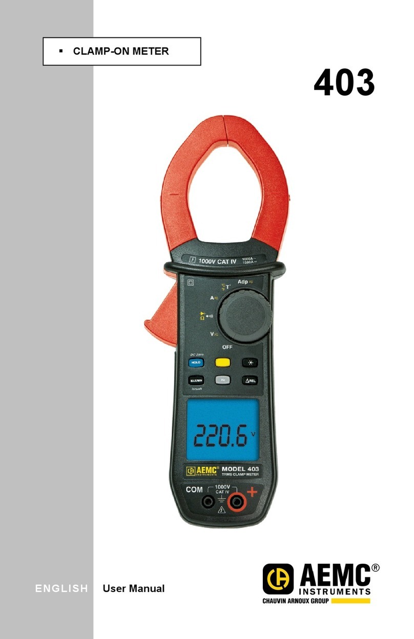 AEMC instruments 403 User manual