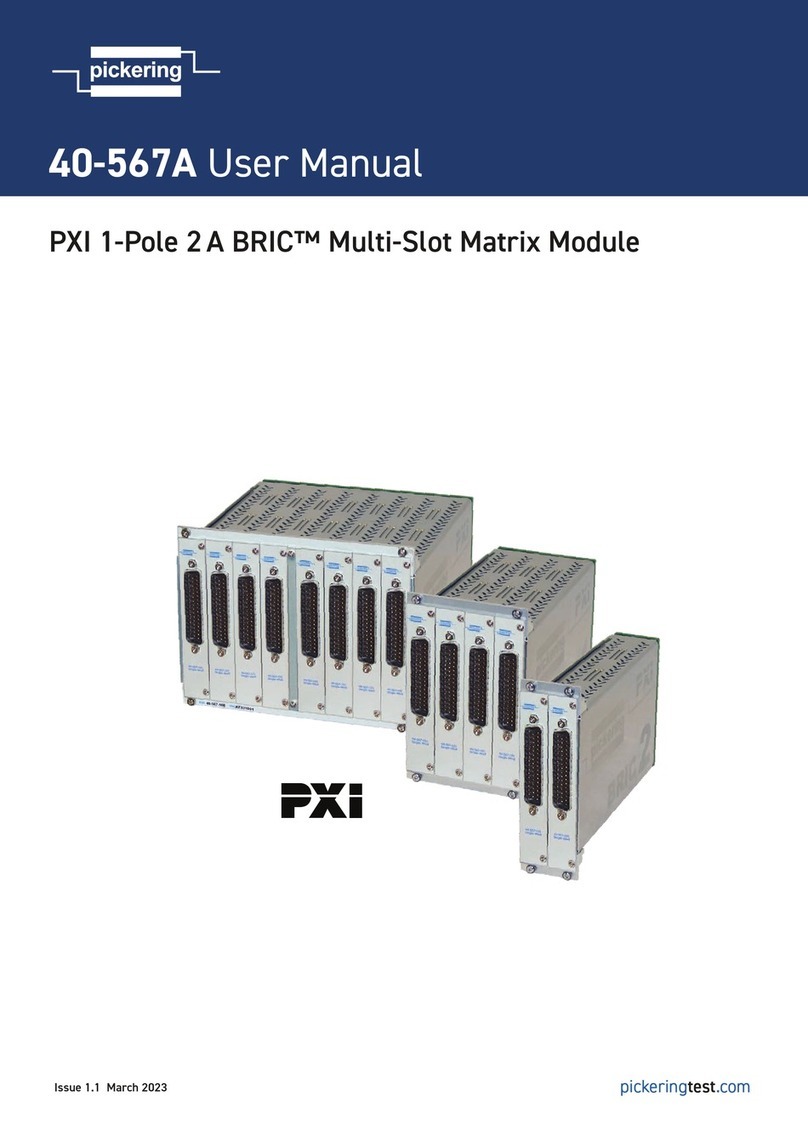 Pickering 40-567A user manual