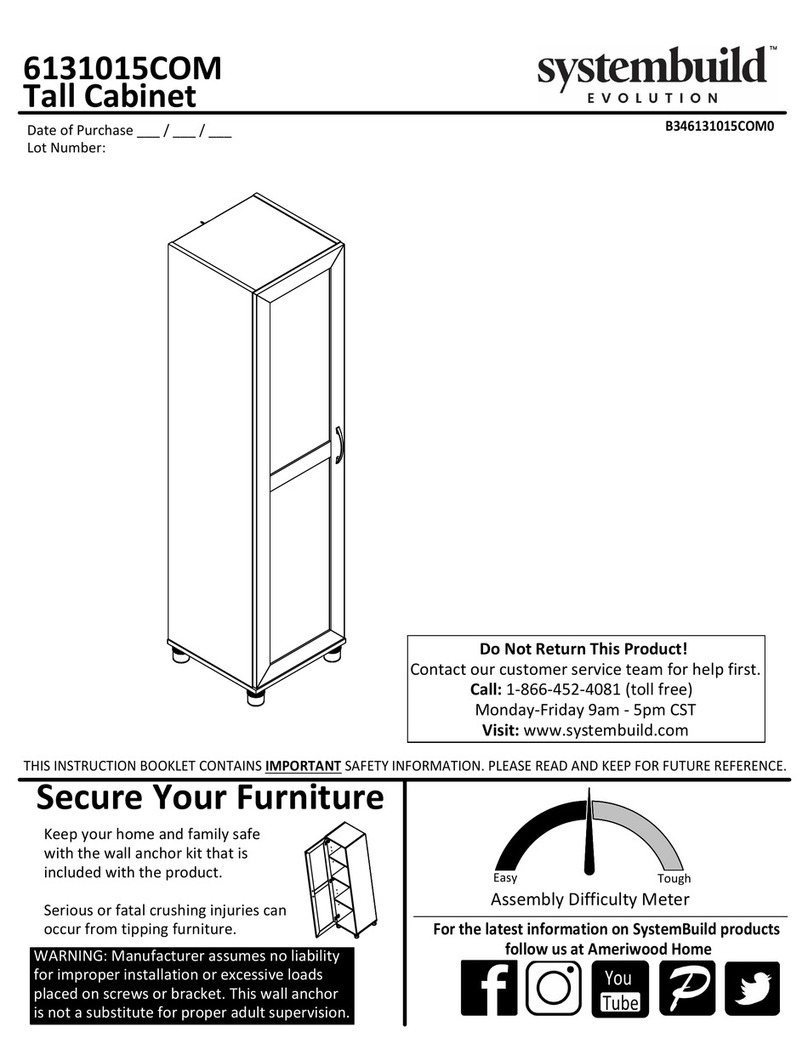 Systembuild Evolution 6131015COM User manual Systembuild Evolution 6131015COM User manual