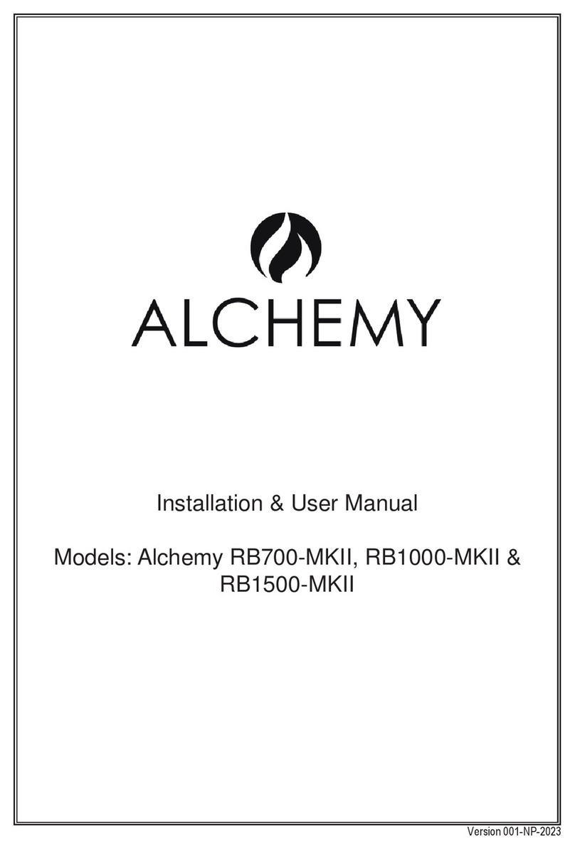 alchemy RB700-MKII Installation & user manual