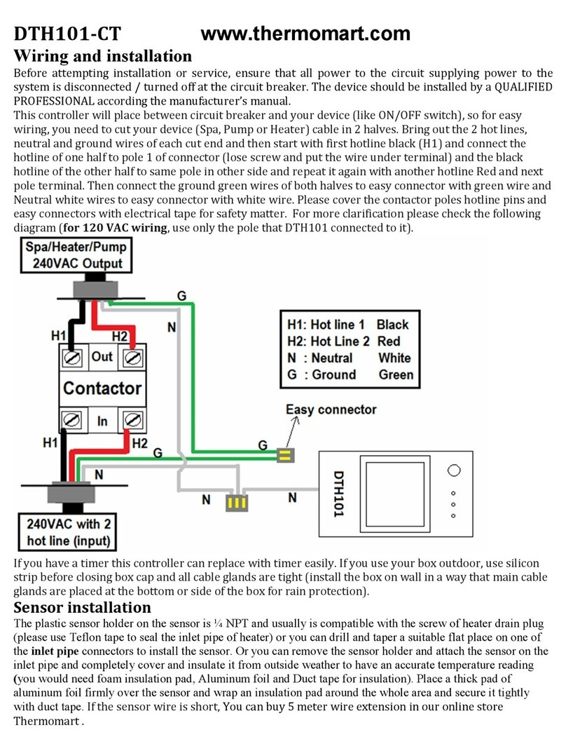 Thermomart DTH101-CT quick start guide