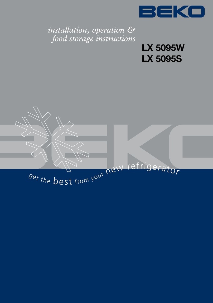 Beko LX 5095W Owner's manual Beko LX 5095W Owner's manual