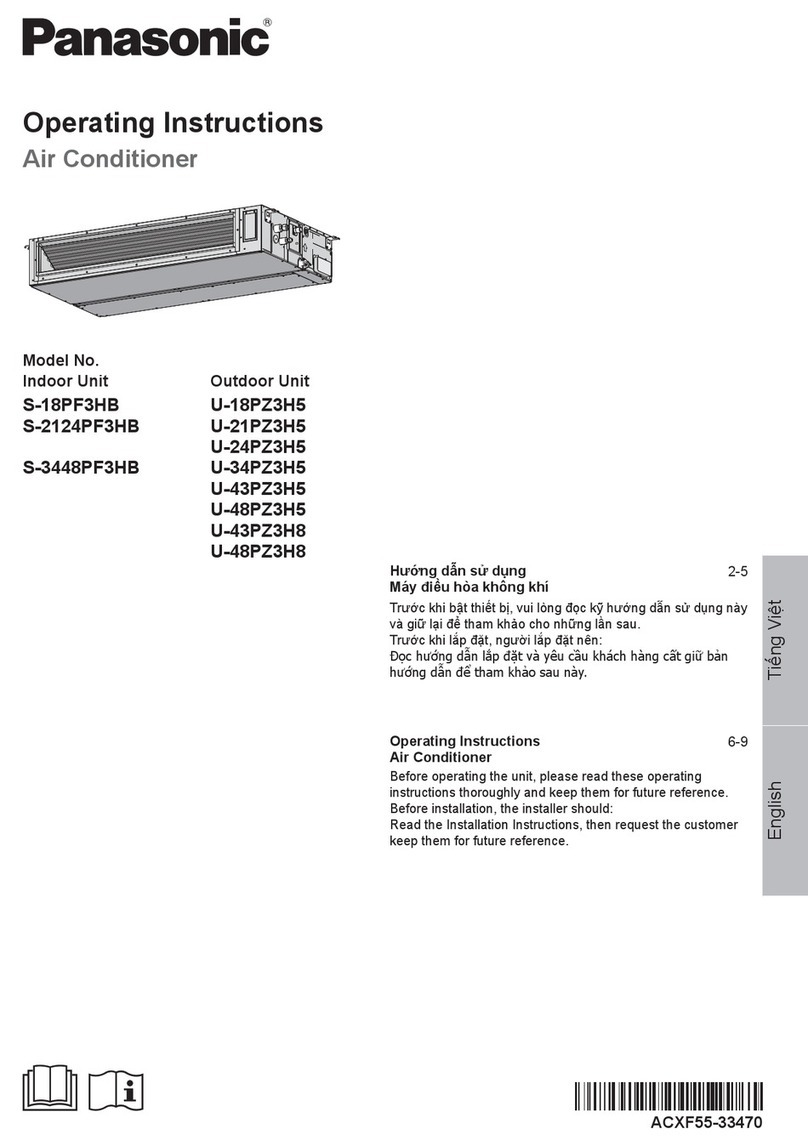 Panasonic S-18PF3HB User manual