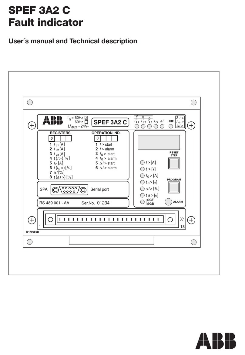 ABB SPEF 3A2 C User manual and technical description ABB SPEF 3A2 C User manual and technical description