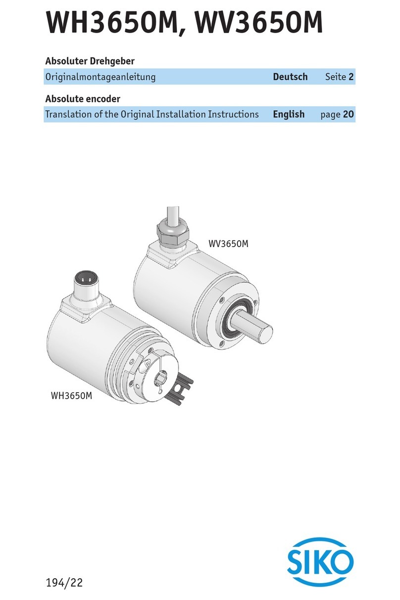 Siko WH3650M Translation of the original installation instructions
