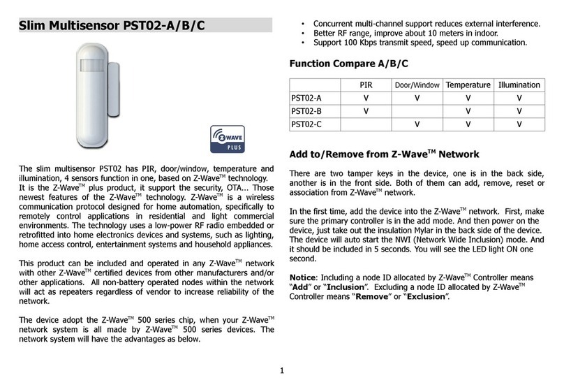Z-Wave PST02-A Installation