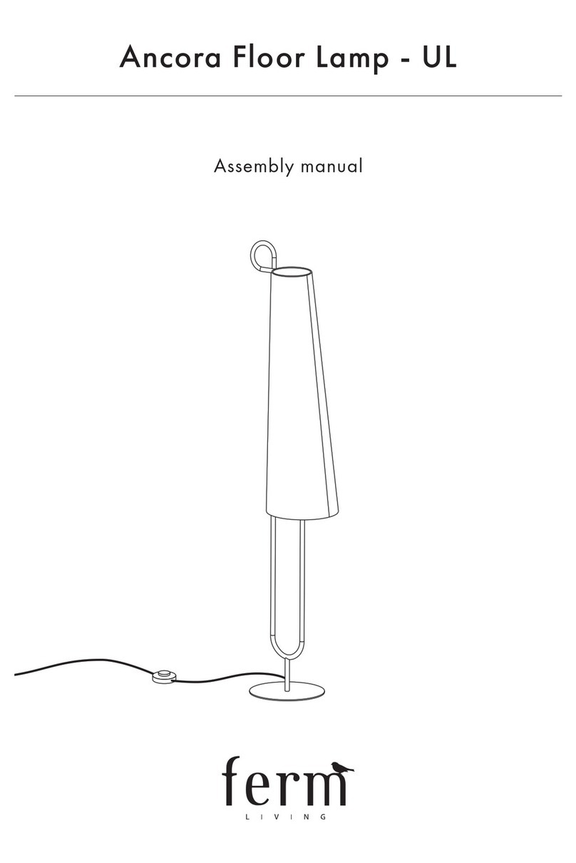 ferm living Ancora Floor Lamp - UL Assembly manual