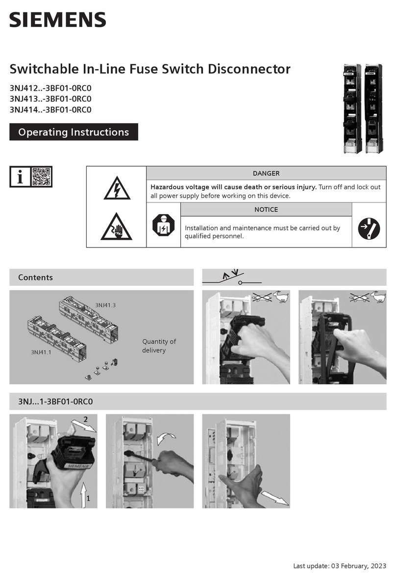Siemens 3NJ412 3BF01-0RC0 Series User manual